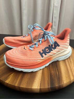 Hoka Women's Mach 5 Camellia Peace Parfait Running Sneakers Size 11
